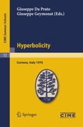 Cover: Hyperbolicity - Springer