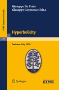 Cover: Hyperbolicity - Springer