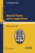 Bild: Matroid Theory and Its Applications - Springer