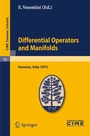 Cover: Differential Operators on Manifolds - Springer