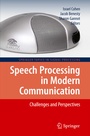 Cover: Speech Processing in Modern Communication - Springer