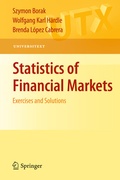 Cover: Statistics of Financial Markets - Springer