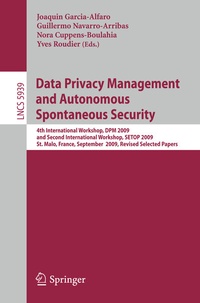Abbildung von: Data Privacy Management and Autonomous Spontaneous Security - Springer