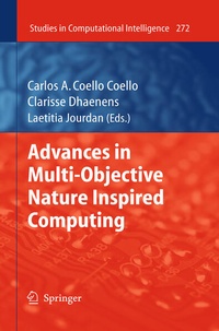 Enlarge image Cover: Advances in Multi-Objective Nature Inspired Computing - Springer