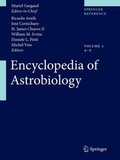 Cover: Encyclopedia of Astrobiology - Springer