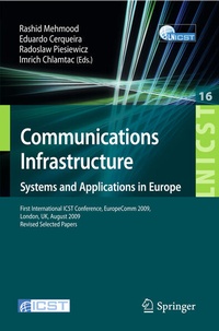 Enlarge image Cover: Communications Infrastructure, Systems and Applications - Springer
