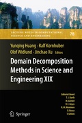 Cover: Domain Decomposition Methods in Science and Engineering XIX - Springer
