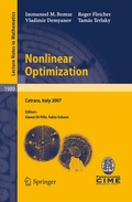 Cover: Nonlinear Optimization - Springer