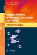 Cover: Rigorous Methods for Software Construction and Analysis - Springer