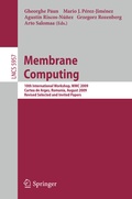 Cover: Membrane Computing - Springer