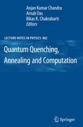 Cover: Quantum Quenching, Annealing and Computation - Springer