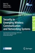 Cover: Security in Emerging Wireless Communication and Networking Systems - Springer