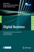Cover: Digital Business - Springer