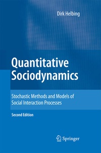 Enlarge image Cover: Quantitative Sociodynamics - Springer