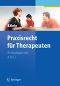 Abbildung von: Praxisrecht für Therapeuten - Springer