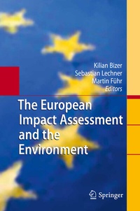 Enlarge image Cover: The European Impact Assessment and the Environment - Springer