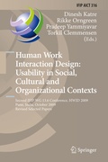 Cover: Human Work Interaction Design: Usability in Social, Cultural and Organizational Contexts - Springer