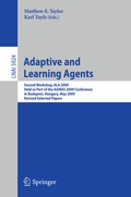 Cover: Adaptive Learning Agents - Springer