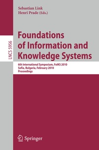 Abbildung von: Foundations of Information and Knowledge Systems - Springer