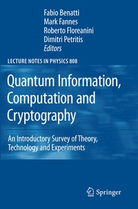 Abbildung von: Quantum Information, Computation and Cryptography - Springer