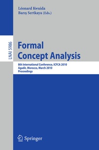 Enlarge image Cover: Formal Concept Analysis - Springer