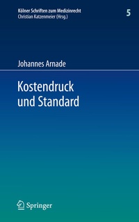 Abbildung von: Kostendruck und Standard - Springer