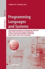 Cover: Programming Languages and Systems - Springer