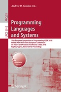 Cover: Programming Languages and Systems - Springer