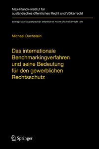Abbildung von: Das internationale Benchmarkingverfahren und seine Bedeutung für den gewerblichen Rechtsschutz - Springer