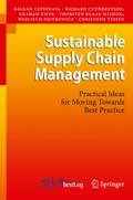 Cover: Sustainable Supply Chain Management - Springer