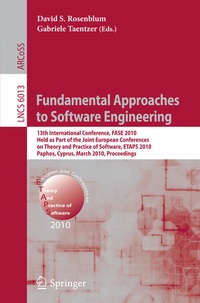 Enlarge image Cover: Fundamental Approaches to Software Engineering - Springer