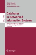 Cover: Databases in Networked Information Systems - Springer