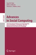 Cover: Advances in Social Computing - Springer