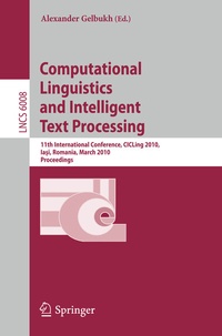Abbildung von: Computational Linguistics and Intelligent Text Processing - Springer