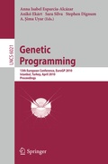 Cover: Genetic Programming - Springer