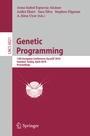 Cover: Genetic Programming - Springer