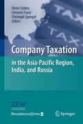 Cover: Company Taxation in the Asia-Pacific Region, India, and Russia - Springer