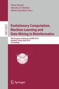 Cover: Evolutionary Computation, Machine Learning and Data Mining in Bioinformatics - Springer
