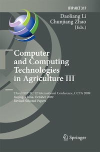 Abbildung von: Computer and Computing Technologies in Agriculture III - Springer