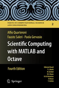 Enlarge image Cover: Scientific Computing with MATLAB and Octave - Springer