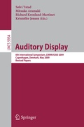 Cover: Auditory Display - Springer