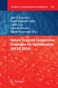 Cover: Nature Inspired Cooperative Strategies for Optimization (NICSO 2010) - Springer