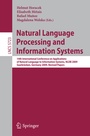Cover: Natural Language Processing and Information Systems - Springer