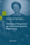 Cover: Intentional Perspectives on Information Systems Engineering - Springer