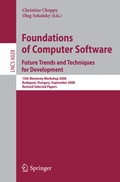 Cover: Foundations of Computer Software: Future Trends and Techniques for Development - Springer