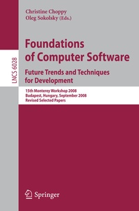 Bild vergrößern Bild: Foundations of Computer Software: Future Trends and Techniques for Development - Springer