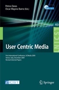Cover: User Centric Media - Springer