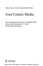 Cover: User Centric Media - Springer