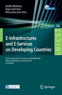 Abbildung von: E-Infrastructures and E-Services on Developing Countries - Springer