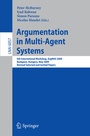 Cover: Argumentation in Multi-Agent Systems - Springer